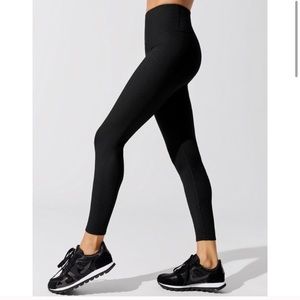 Carbon38 Ribbed High Rise 7/8 Leggings Size Small